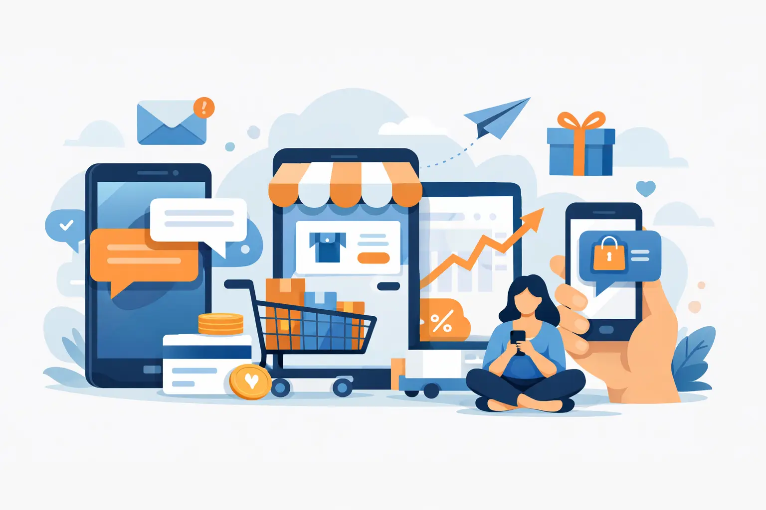 Campanii SMS pentru ecommerce care vând image