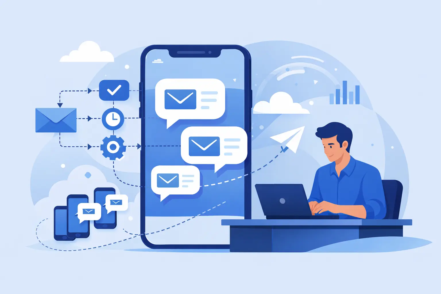 Cum trimiti notificari SMS automate eficient