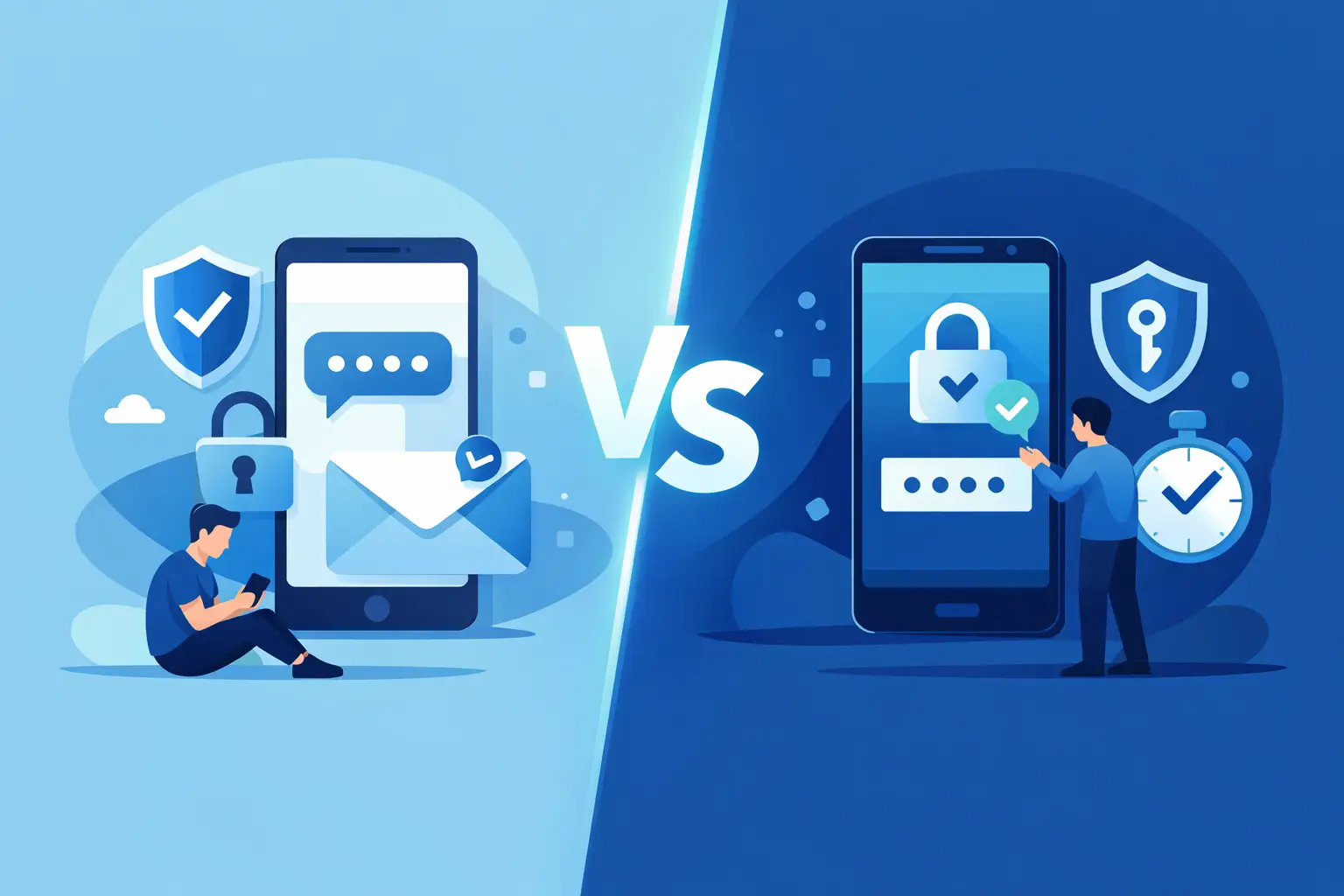 OTP SMS vs autentificare aplicație