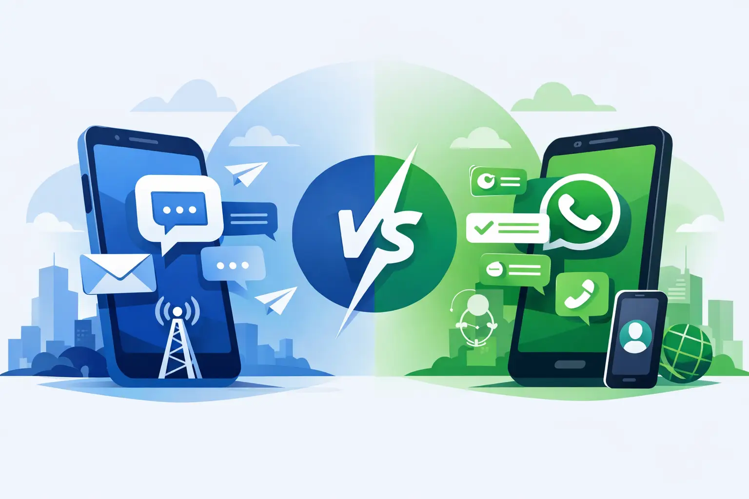 SMS în masă vs WhatsApp: ce alegi?