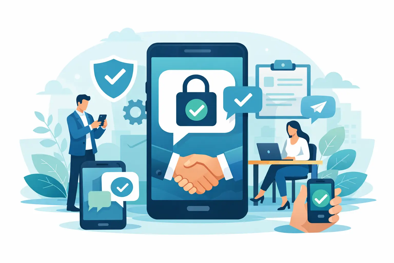 Ghid pentru consimțământ SMS în companii